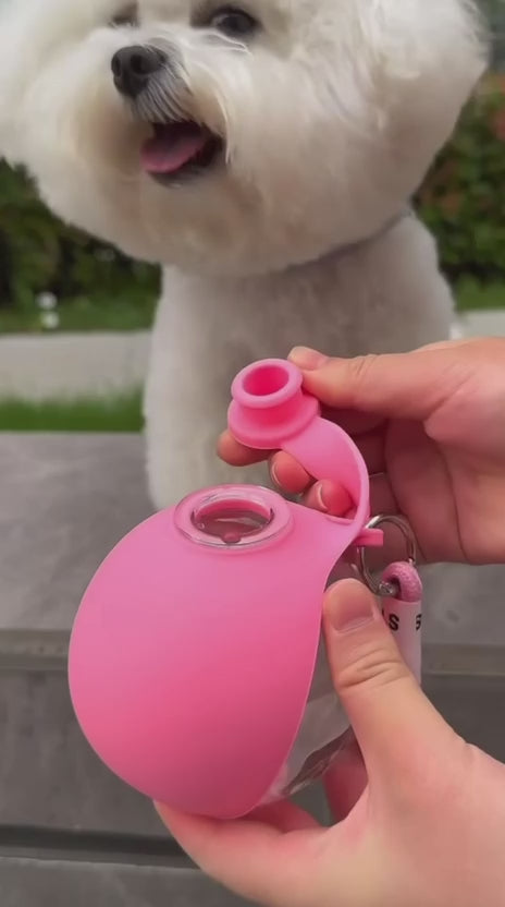 PawDrop™ – Przenośna butelka na wodę dla psa na spacery i podróże